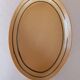 Oval dish Sarreguemines "Chaumière"