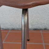 Tabouret dessus en skaï