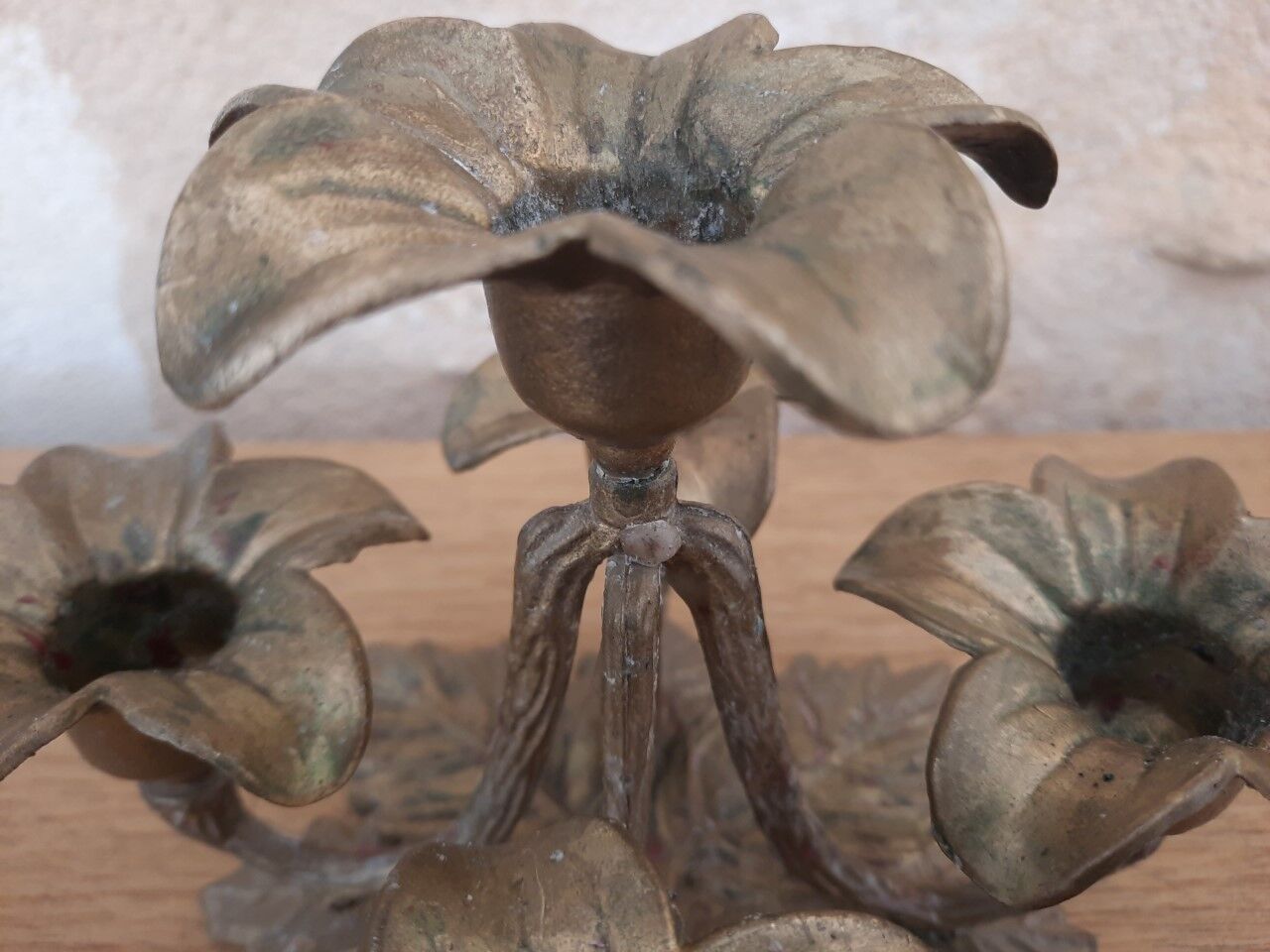 Antique candle holder