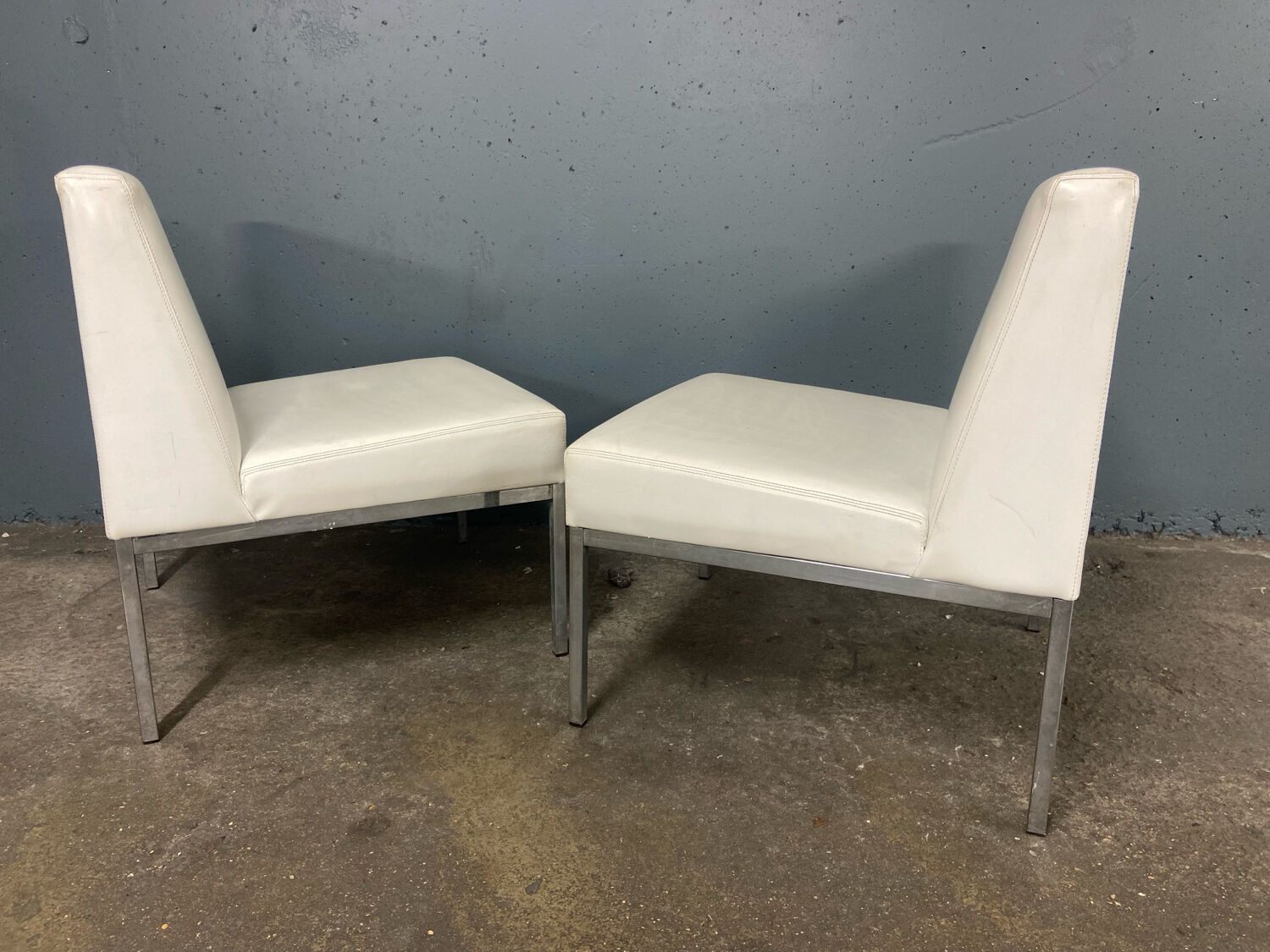 Pair of lounge chairs, circa 1970