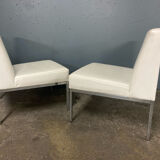 Pair of lounge chairs, circa 1970