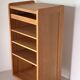 Hi-Fi furniture, bookshelf, side table by Guillerme and Chambron, France.