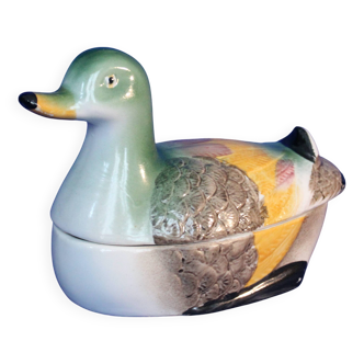 Terrine, ceramic duck dish