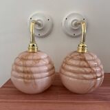 Pair of Art Deco wall lights
