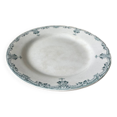 Footed dish, Creil and Montereau 1