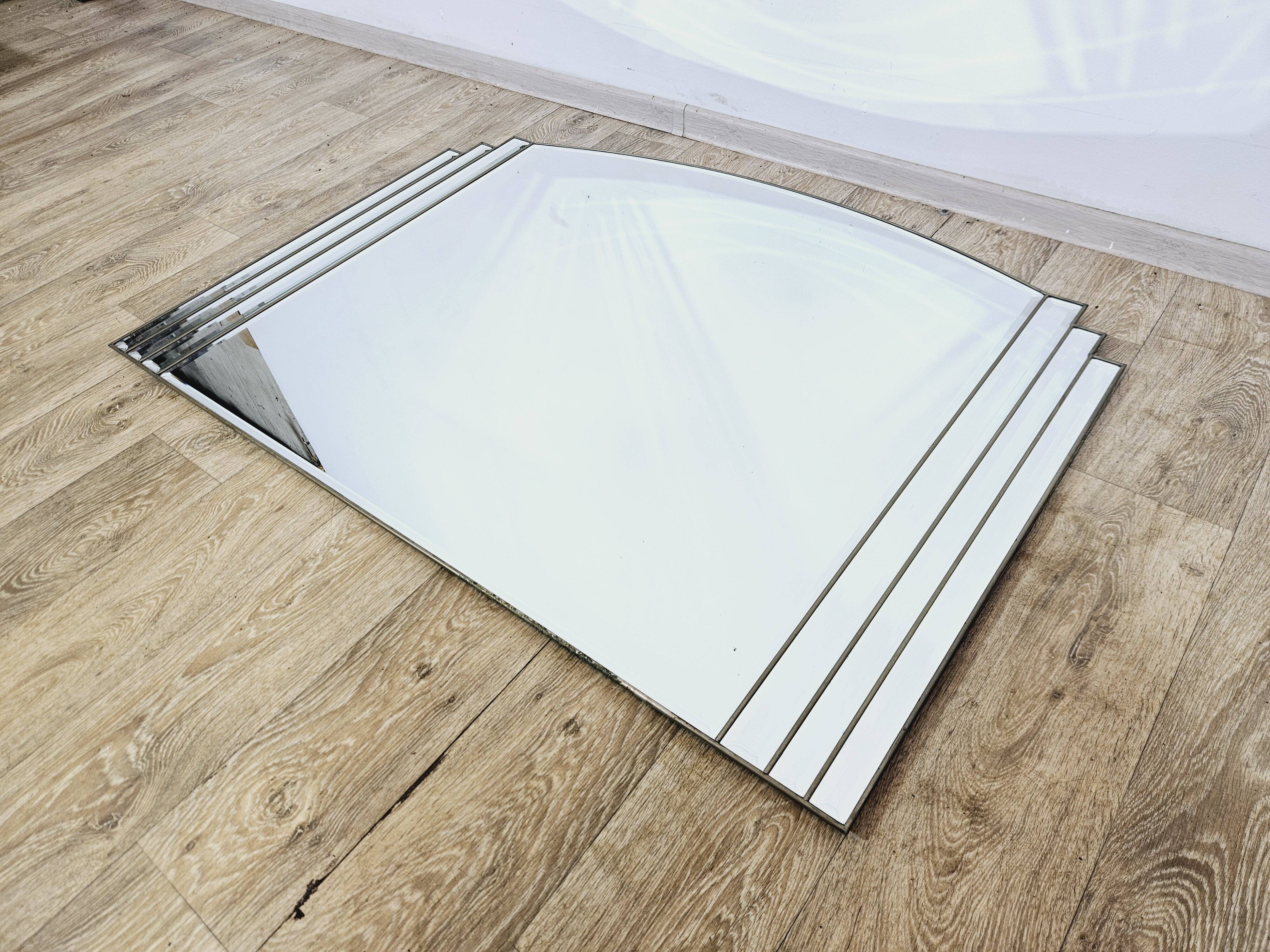 Domico crystal mirror in Art Deco style, Germany