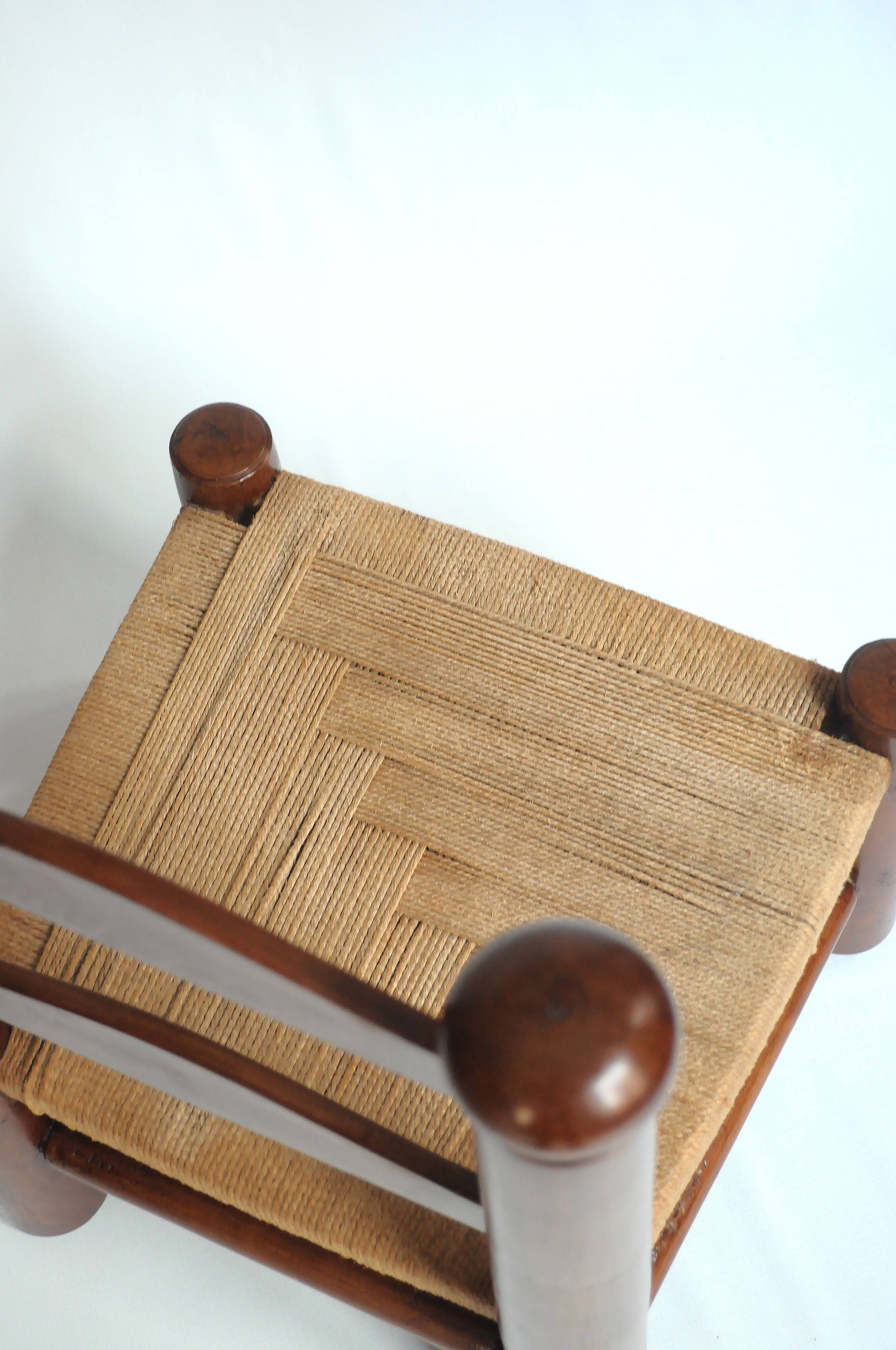 Brutalist chair in the style of Charles Dudouyt.