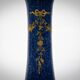 Porcelain and silver soliflore vase, 1st grade - Paul Millet, early 20th century