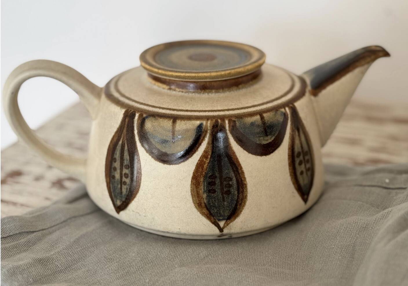 Noomi Backhausen /Søholm Teapot: Danish Mid-Century Stoneware