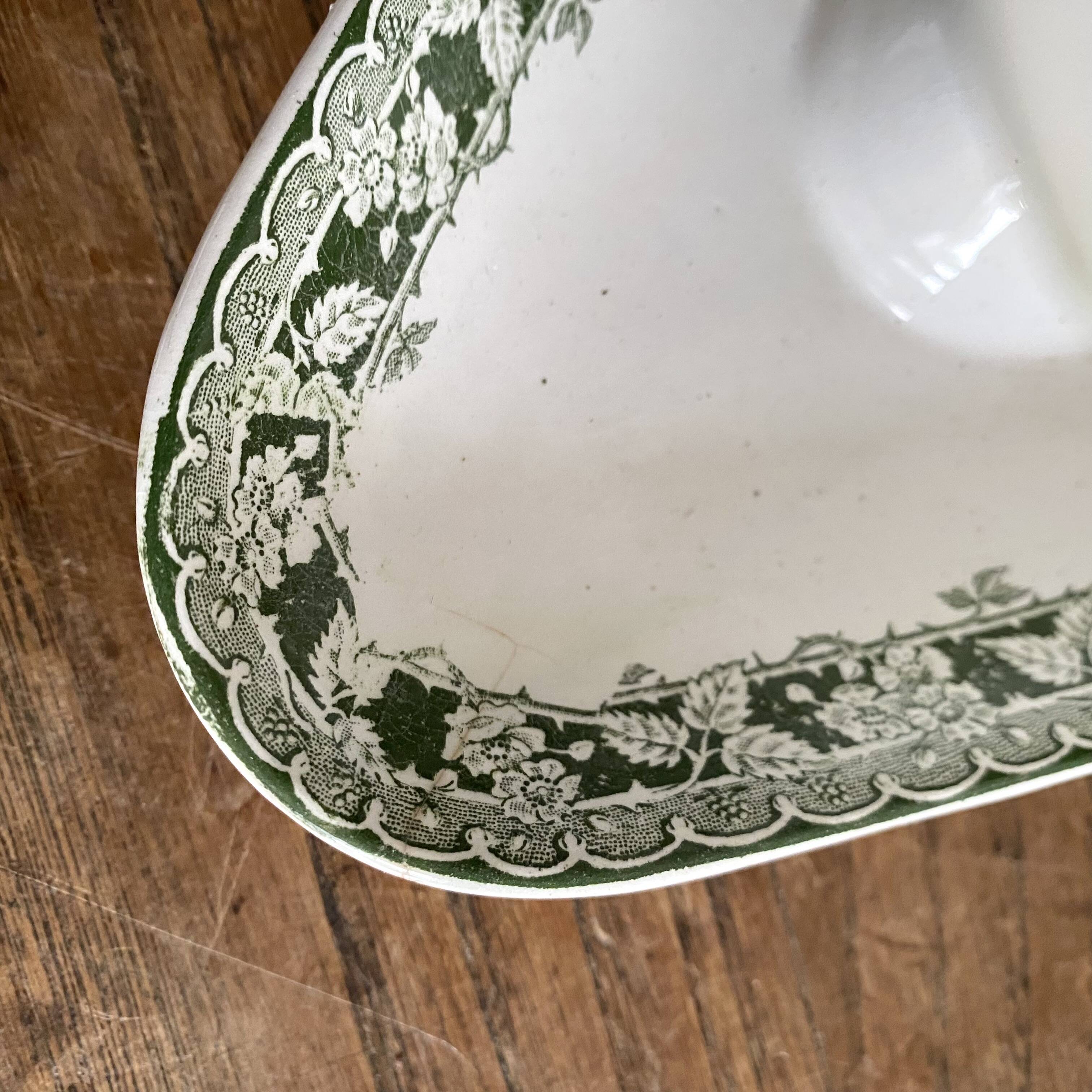 St Amand "mulberry" ironstone sauceboat