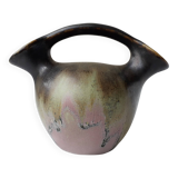 Stoneware vase signed Méténier