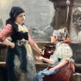 Tableau "Filles à la fontaine".