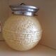 Lot of 2 opaline ceiling yellow speckled