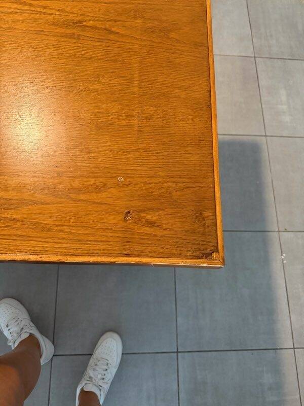 Small wooden table