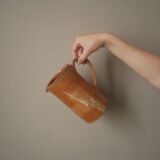 Pichet vase à anse céramique poterie handmade décoration campagne scandinave artisanale grès