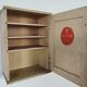old wooden medicine cabinet, 1950s