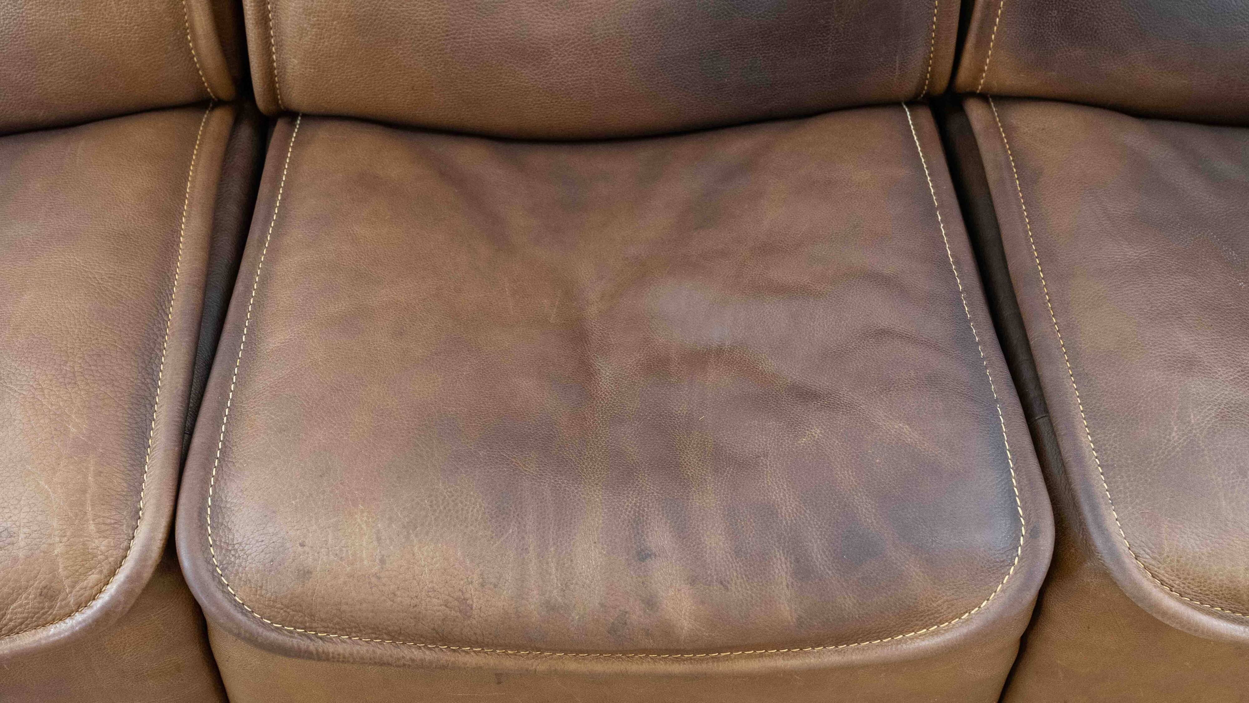 Modular De Sede Sofa DS-12 in cognac leather, 70s