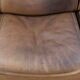 Canapé modulable De Sede DS-12 en cuir cognac, années 70