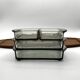Teak tray and its 4 stackable glass dishes • Denmark • 1960