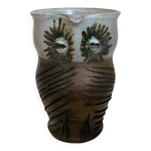 Small owl pitcher ceramic