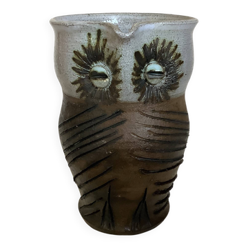 Petit pichet hibou chouette céramique