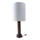 1940s Art Deco oak desk lamp