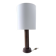 1940s Art Deco oak desk lamp