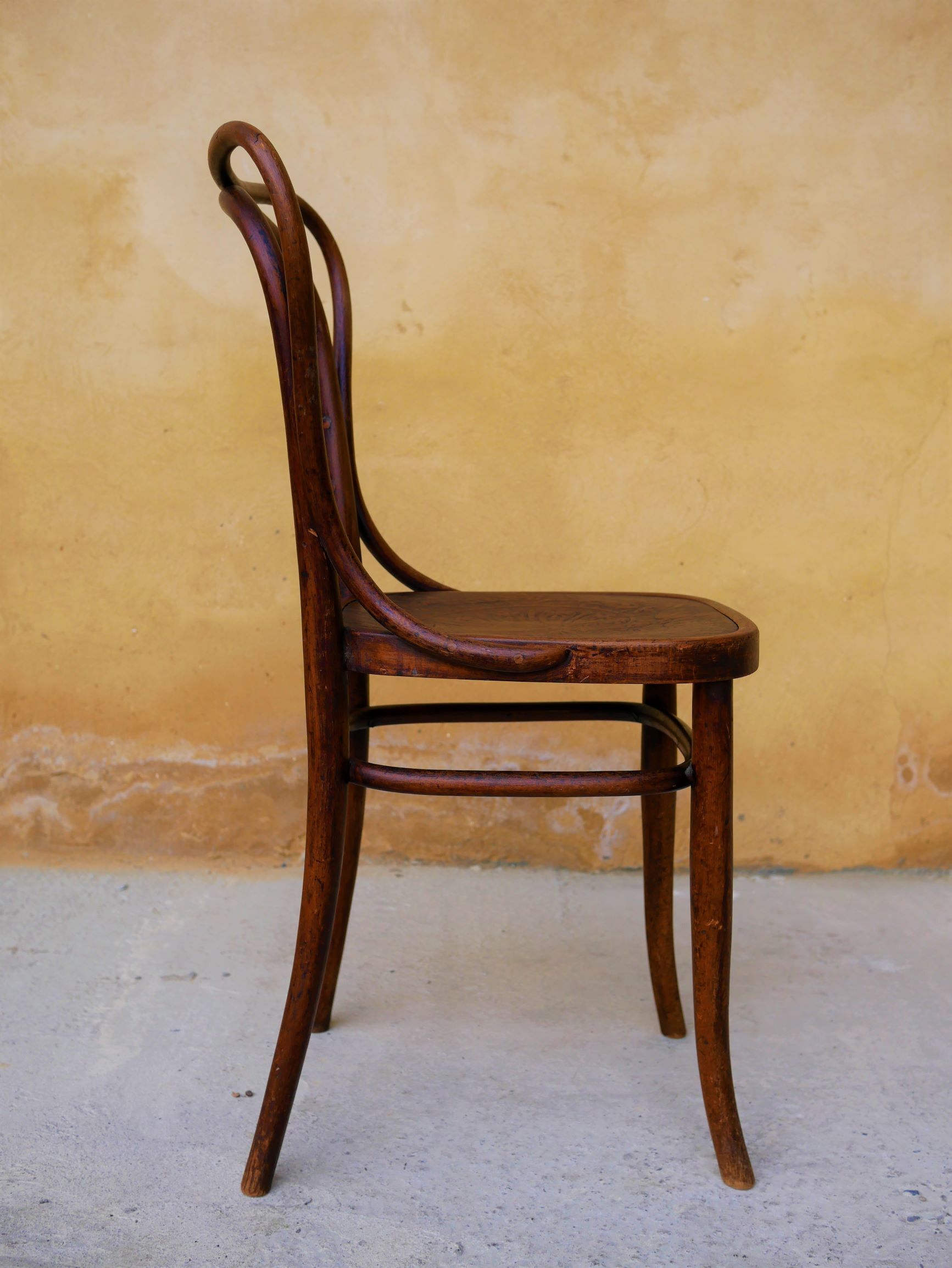 Set of 4 chairs Bistro, model n ° 55, by Jacob and Josef kohn