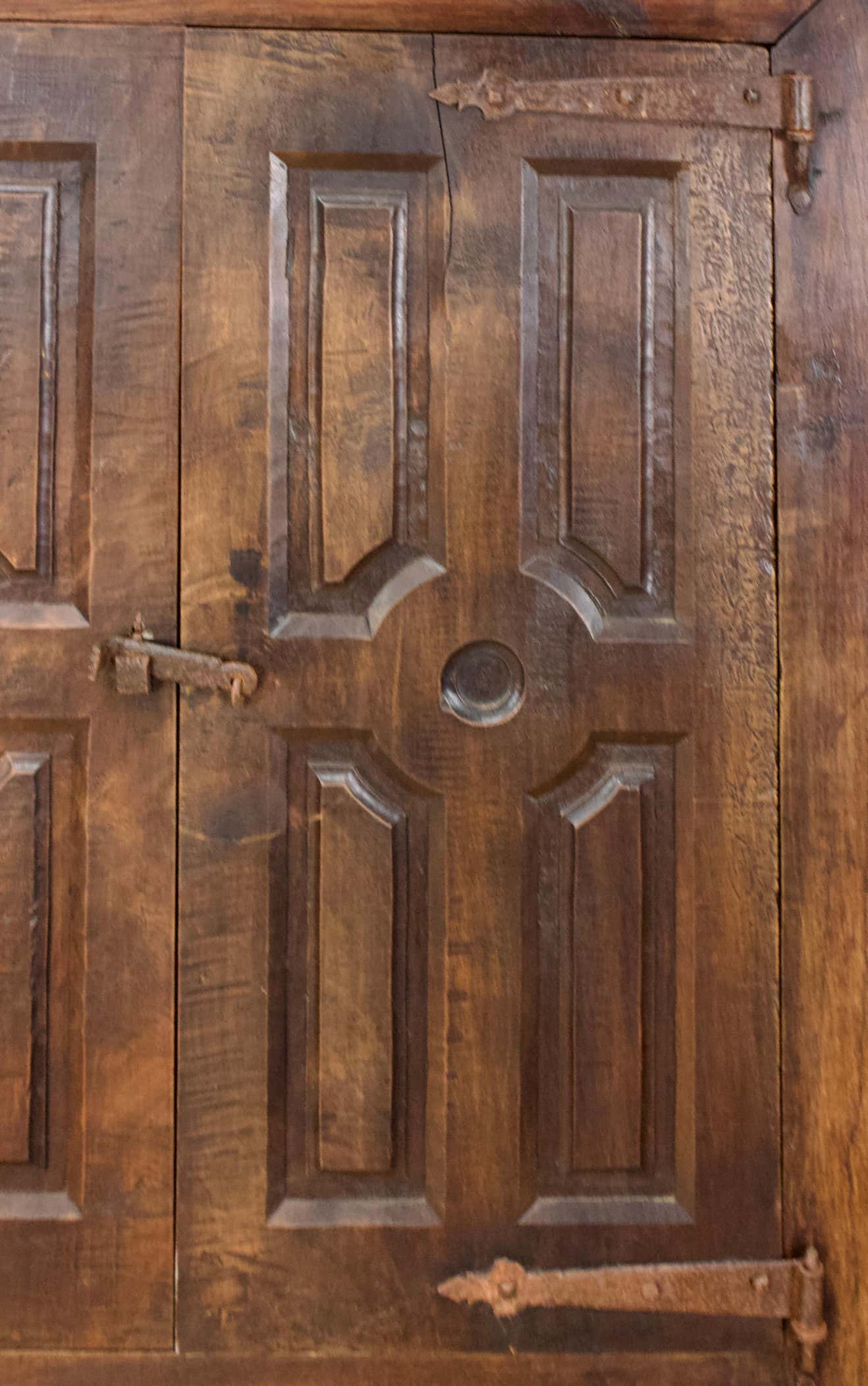 Carved wooden sideboard, 19th century