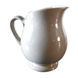 Taupe grey ceramic pitcher