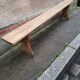 Wooden farm bench val de loi