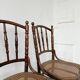 Set of 4 Fischel caned bistro chairs