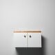 Wall Mounted 'Les Arcs’ Cabinet / Sideboard , France, 1970s