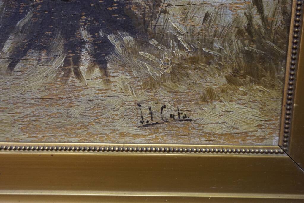 Painting "Winter Landscape".
