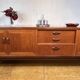 Buffet rétro vintage en teck et afromosia du milieu du siècle par G Plan Sierra Range
