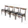 Model W2 Dining Chairs by Hans Wegner, Set of 4