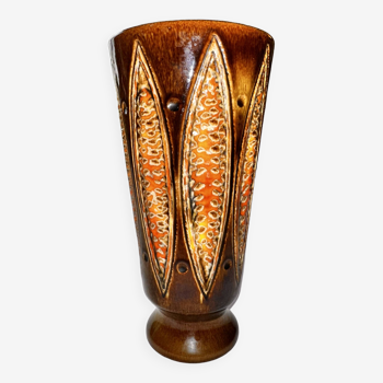 Vase en céramique par Jean Varoqueaux pour la poterie périgordine