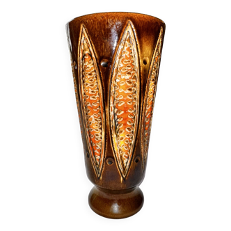 Ceramic vase by Jean Varoqueaux for Périgord pottery