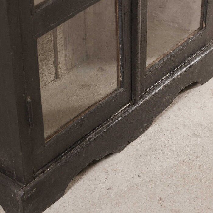 Black window cabinet