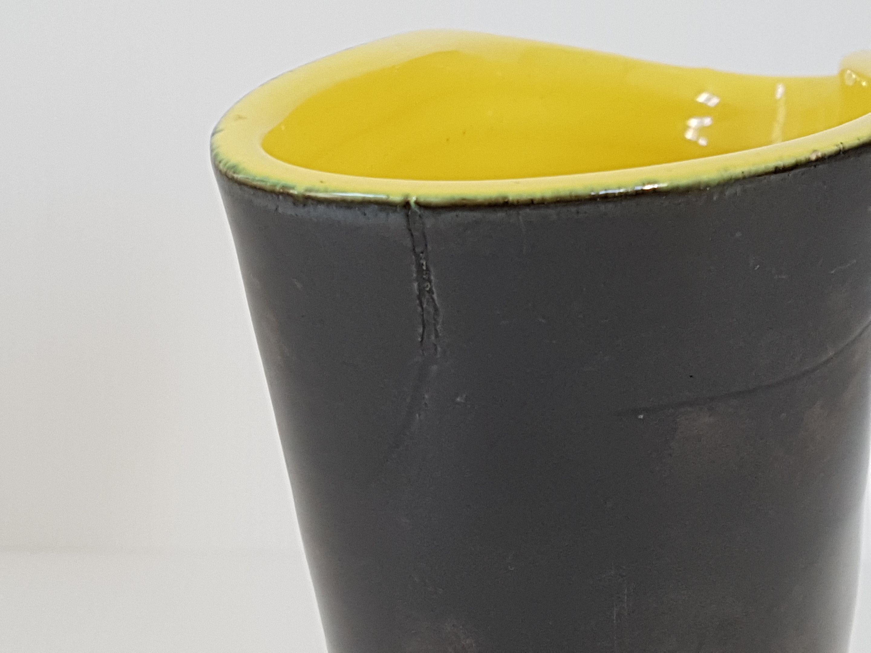 Two-tone vintage vase, 1950