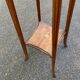 Art Nouveau vintage side table in solid wood