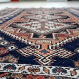 Antique Persian Afshar rug 115cm x 142cm 1920s - 1C1237