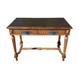 Renovated Henri II style desk with drawers