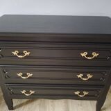 Restored chest in black