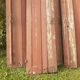 Volets anciens persiennes en parties hautes panneaux pliants bois massif