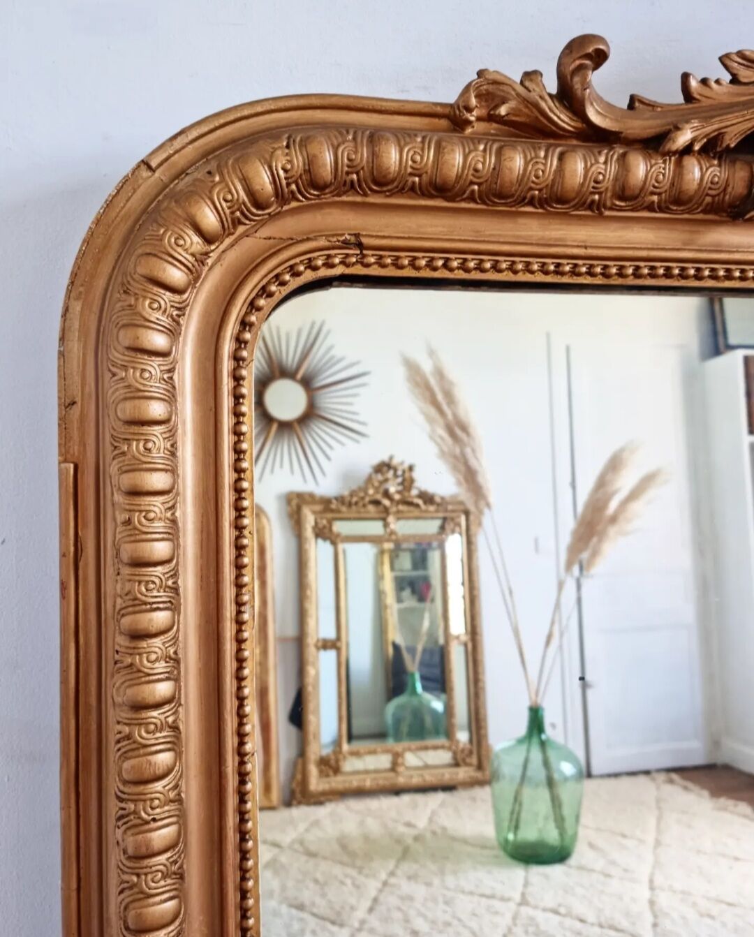 Old mirror Louis Philippe