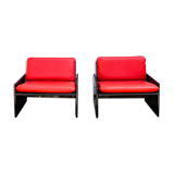Italian Simone armchairs by Kazuhide Takahama for Gavina, 70's