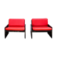 Italian Simone armchairs by Kazuhide Takahama for Gavina, 70's