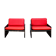 Italian Simone armchairs by Kazuhide Takahama for Gavina, 70's