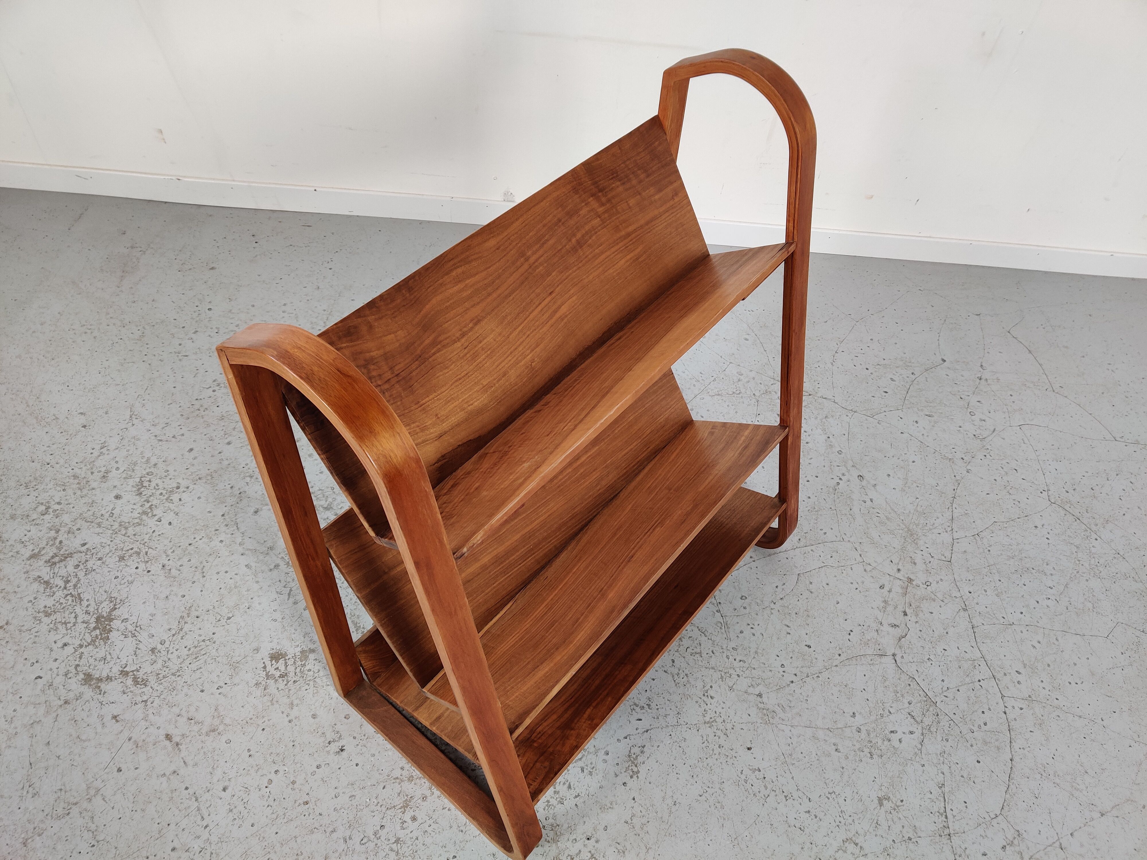 Scandinavian library magazine holder 60s
